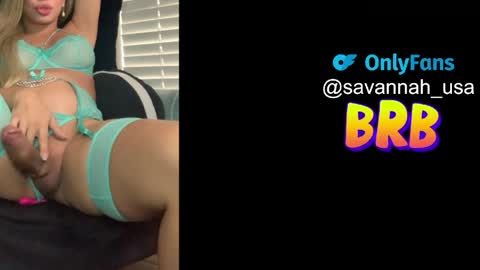 Snapshot of savannah_ts chatting on 05/12/26, 07:38 Onlyfans Savannah usa online show from 05/12/26, 07:38