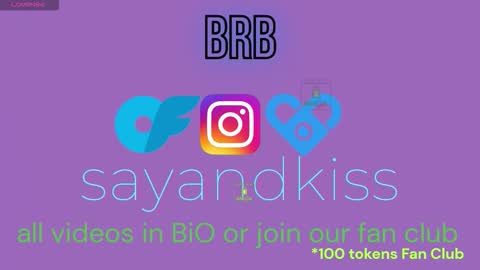 Say and kiss online show from 03/25/26, 02:12