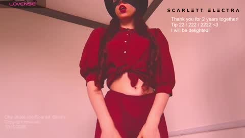 Snapshot of scarlett_electra chatting on 10/10/25, 03:22 SCARLETT ELECTRA  -  online show from 10/10/25, 03:22