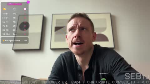 Snapshot of seb_tv chatting on 12/27/24, 07:35 Sebastian online show from 12/27/24, 07:35