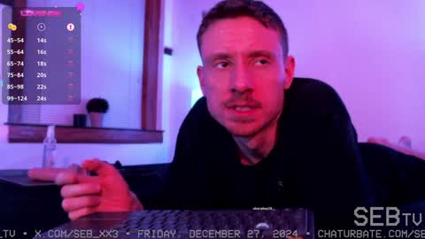 Snapshot of seb_tv chatting on 12/27/24, 10:37 Sebastian online show from 12/27/24, 10:37