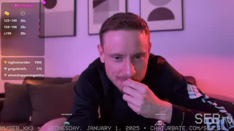 Snapshot of seb_tv chatting on 01/01/25, 05:11 Sebastian online show from 01/01/25, 05:11