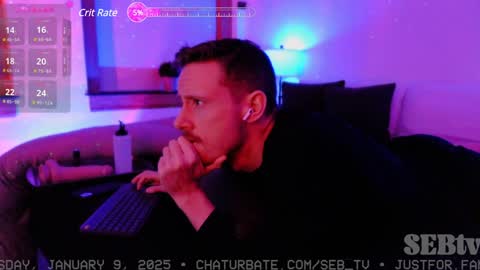 Snapshot of seb_tv chatting on 01/09/25, 07:42 Sebastian online show from 01/09/25, 07:42