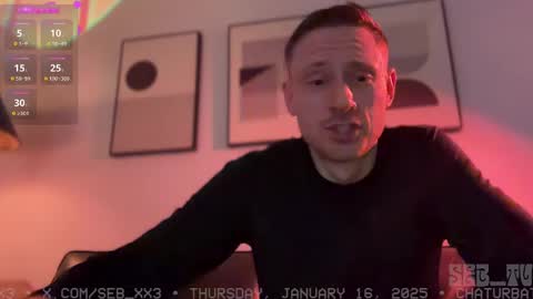 Snapshot of seb_tv chatting on 01/17/25, 01:47 Sebastian online show from 01/17/25, 01:47