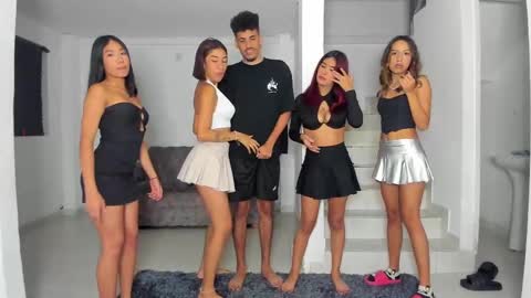 Snapshot of sexygirls_oncb chatting on 02/12/25, 10:46 black hair GIORGIA -- redhair RILEY -brown hair APRIL online show from 02/12/25, 10:46