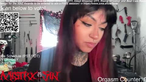 Mistrx Sin online show from 03/10/26, 07:41