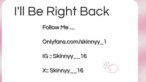 Skinnyy   online show from 07/14/26, 05:56