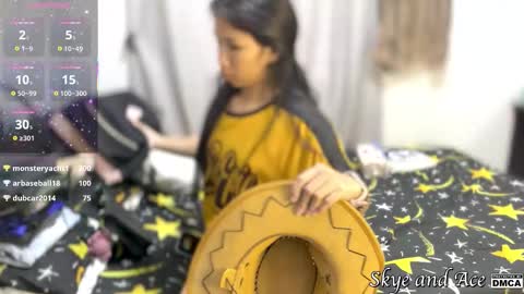 Snapshot of skye16484 chatting on 10/03/25, 12:57 Skye and Ace online show from 10/03/25, 12:57