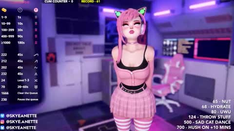 Snapshot of skyeanette chatting on 11/21/25, 02:10 SkyeAnette online show from 11/21/25, 02:10