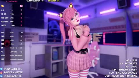 Snapshot of skyeanette chatting on 11/22/25, 02:10 SkyeAnette online show from 11/22/25, 02:10