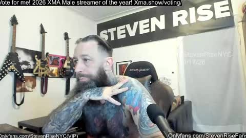 Snapshot of stevenrisenyc chatting on 04/18/26, 12:09 StevenRiseNYC online show from 04/18/26, 12:09