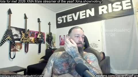 Snapshot of stevenrisenyc chatting on 04/19/26, 11:53 StevenRiseNYC online show from 04/19/26, 11:53