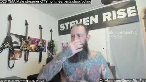 Snapshot of stevenrisenyc chatting on 04/27/26, 11:47 StevenRiseNYC online show from 04/27/26, 11:47