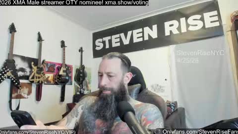 Snapshot of stevenrisenyc chatting on 04/29/26, 01:37 StevenRiseNYC online show from 04/29/26, 01:37