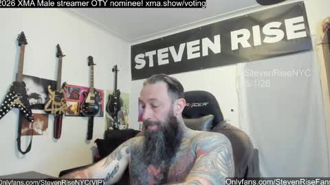 Snapshot of stevenrisenyc chatting on 05/02/26, 11:04 StevenRiseNYC online show from 05/02/26, 11:04