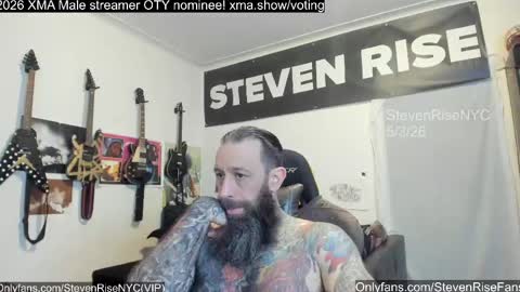 Snapshot of stevenrisenyc chatting on 05/05/26, 12:51 StevenRiseNYC online show from 05/05/26, 12:51