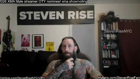 Snapshot of stevenrisenyc chatting on 05/09/26, 12:10 StevenRiseNYC online show from 05/09/26, 12:10