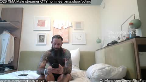 Snapshot of stevenrisenyc chatting on 05/11/26, 11:05 StevenRiseNYC online show from 05/11/26, 11:05
