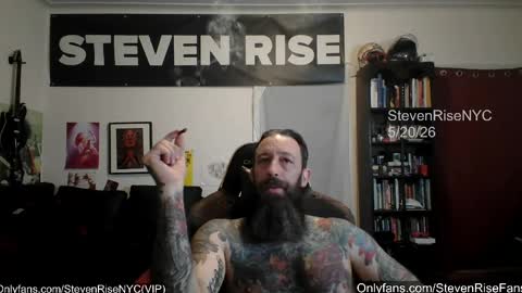 Snapshot of stevenrisenyc chatting on 05/22/26, 10:43 StevenRiseNYC online show from 05/22/26, 10:43