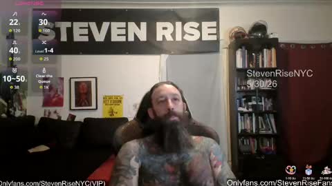 Snapshot of stevenrisenyc chatting on 05/31/26, 10:55 StevenRiseNYC online show from 05/31/26, 10:55