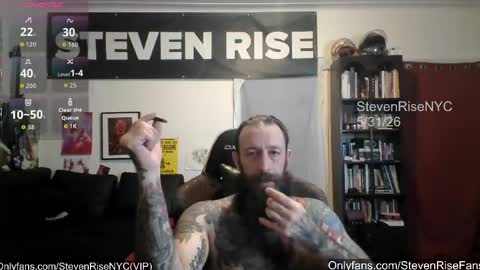 Snapshot of stevenrisenyc chatting on 06/01/26, 01:40 StevenRiseNYC online show from 06/01/26, 01:40