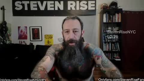 Snapshot of stevenrisenyc chatting on 06/03/26, 12:41 StevenRiseNYC online show from 06/03/26, 12:41