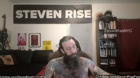 Snapshot of stevenrisenyc chatting on 06/20/26, 10:40 StevenRiseNYC online show from 06/20/26, 10:40