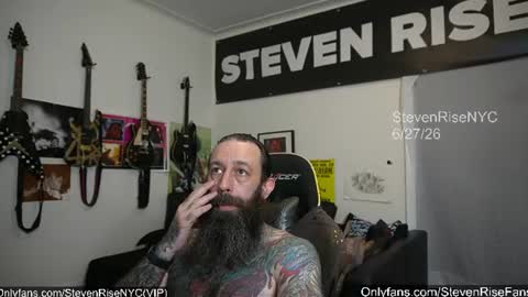 Snapshot of stevenrisenyc chatting on 06/27/26, 06:46 StevenRiseNYC online show from 06/27/26, 06:46