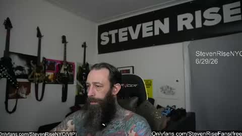 Snapshot of stevenrisenyc chatting on 06/29/26, 12:38 StevenRiseNYC online show from 06/29/26, 12:38
