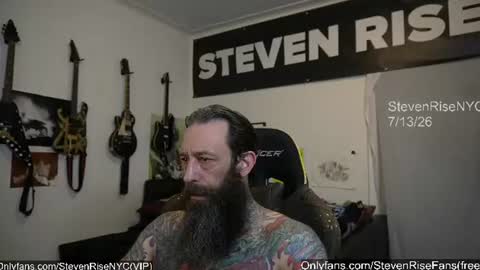 Snapshot of stevenrisenyc chatting on 07/13/26, 10:18 StevenRiseNYC online show from 07/13/26, 10:18