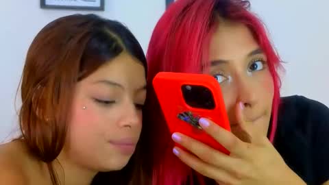 Snapshot of stormy_17 chatting on 02/16/25, 05:04 STORMY red hair MARA brown hair. -------dont forget to follow us online show from 02/16/25, 05:04