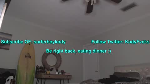 Snapshot of surferboykody chatting on 01/19/25, 09:11 surferboykody online show from 01/19/25, 09:11