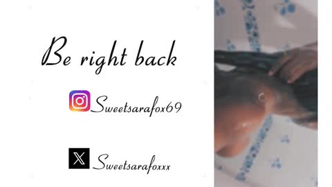 Snapshot of sweetsarafoxxx chatting on 02/10/25, 09:58 Sara Sofia Libra online show from 02/10/25, 09:58