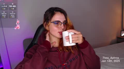 Snapshot of thea_aphros chatting on 01/15/25, 01:02 Diosa Afrodita online show from 01/15/25, 01:02