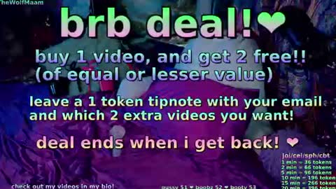 Ana Adrenal  online show from 07/31/26, 01:05