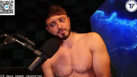 Snapshot of travonidas chatting on 06/17/26, 11:12 Greek God online show from 06/17/26, 11:12