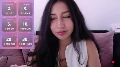 Valentina online show from 07/01/26, 09:25