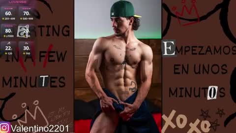 Snapshot of valentino_2201 chatting on 04/20/26, 02:14 Valentino - 15 OFF valentino2201 online show from 04/20/26, 02:14