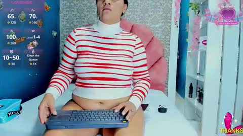 Snapshot of valeria_rivera1 chatting on 10/19/25, 12:28 Costume lover online show from 10/19/25, 12:28