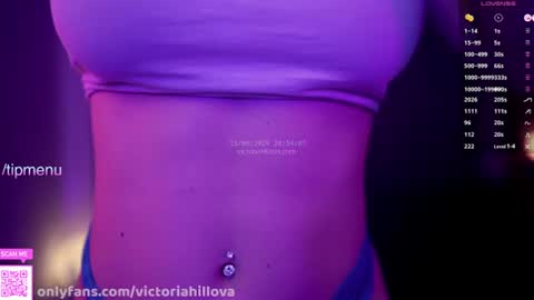 Snapshot of victoriahillova chatting on 06/15/26, 06:54 Victoria Hillova online show from 06/15/26, 06:54