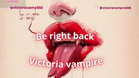 Victoria Vampire online show from 06/24/26, 12:31