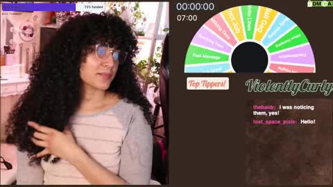 Snapshot of violentlycurly chatting on 01/04/25, 11:06 Curly the Coin Operated Toy online show from 01/04/25, 11:06