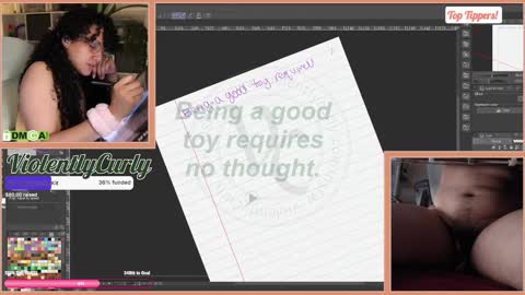 Curly the Coin Operated Toy online show from 03/08/26, 02:04