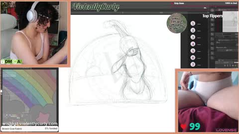 Snapshot of violentlycurly chatting on 06/03/26, 10:15 Curly the Coin Operated Toy online show from 06/03/26, 10:15