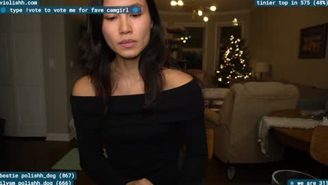 Snapshot of violishh chatting on 12/29/24, 11:08 follow me on twitter violishh and ig violishh  online show from 12/29/24, 11:08