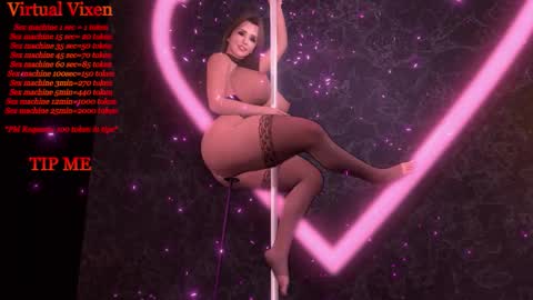 Snapshot of virtualvixenliveshow chatting on 11/23/25, 08:47 Virtual Vixen Live Show online show from 11/23/25, 08:47