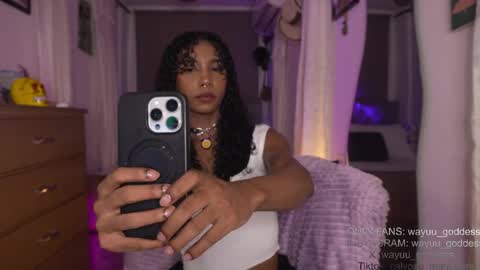 Snapshot of wayuu_goddess chatting on 05/15/26, 08:38 Wayuu Goddess 3 online show from 05/15/26, 08:38