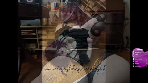 Snapshot of wednesdayhill chatting on 02/09/25, 09:05 Wednesday online show from 02/09/25, 09:05