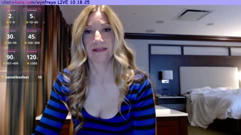 Snapshot of wynfreya chatting on 10/20/25, 10:54 Wyn online show from 10/20/25, 10:54
