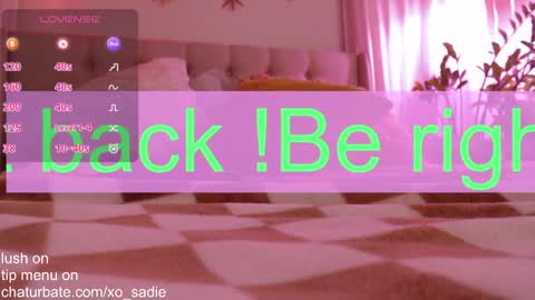 Xo Sadie online show from 04/08/26, 07:08